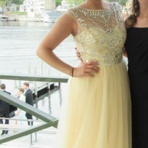 Gold Prom dress
